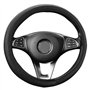 Gvolatee Couvre Volant de Voiture en Cuir Microfibre 37-39cm pour la Plupart des Voitures (Noir)