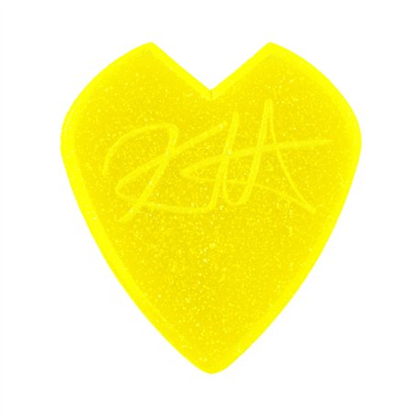 DUNLOP - Médiators Kirk Hammett Jazz III Yellow Glitter