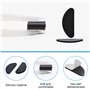 YPYMOD 20 Paires Coussinets Nasaux en Silicone Antidérapant pour Lunettes, Antidérapants Coussinets de Nez à Lunettes Auto-Adhés