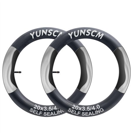 YunSCM 2PCS 89/102-406 Anti-crevaison Chambres à air 20x3.5/4.0 AV32mm Valve Prévention et Réparation