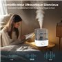 Vankarr Ultrasons 26dB Silencieux Humidificateurs d'Air Bébé Top-Fill humidifier d'air pour Cha