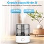 Humidificateur d'air Chambre 5L, Vankarr Ultrasons 26dB Silencieux Humidificateurs d'Air Bébé Top-Fill humidifier d'air pour Cha