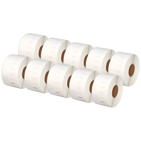 10 Compatibles Rouleaux Papier 99012 S0722400 36mm x 89mm Étiquettes adresse pour Dymo LabelWriter 4XL 450 400 330 320 310 Twin