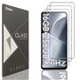 Tzstz 3 Pièces Verre Trempé pour Blackview Shark 8 Protection Écran ，Dureté 9H，Sans Bulles