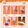 Poche a Douille,Poche a Douille Patisserie Kit de Pâtisserie Professionnel DIY Patisserie Accessoire Kit Accessoire Patisserie p