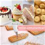 Poche a Douille,Poche a Douille Patisserie Kit de Pâtisserie Professionnel DIY Patisserie Accessoire Kit Accessoire Patisserie p
