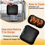 24 Pièces Accessoires Airfryer pour Philips Airfryer Dual Basket 3000 Series NA350 Airfryer,Accessoires Plat pour Philips Airfry