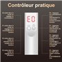 Profey Masque Led en 7 Couleurs, Masque Led Visage a Des Effets Rajeunissants, Anti-Âge et Anti-Rides, Blanc Led Mask