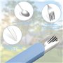 Ensemble de couverts portables - Couverts de camping portable - Couverts de camping - set de 3 - réutilisables - faciles à trans