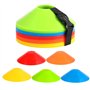 Set de 50 Plot Sport-5 Couleurs-Idéal pour Cone de signalisation-Parfait pour l'entraînement au Football
