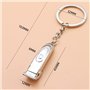 ARFUKA Porte-clés en métal avec pendentif tondeuse à cheveux pour homme, Argenté, Small