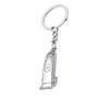 ARFUKA Porte-clés en métal avec pendentif tondeuse à cheveux pour homme, Argenté, Small