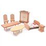 CENPEK Mobilier de maison de poupée à l'échelle 1:12 - Meubles miniatures en bois - Accessoires pour maison de poupée - Modèle d