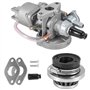 Carburateur Avec Filtre A Air, Kit De Carburateur Pour Vélo, Moteur Cylindre Piston Kit, Carburateur 47cc 49cc Moteurs Horizonta
