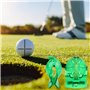 Dadabig 6 PCS Outil d'alignement de balles de Golf,Doublure de Balle de Golf Dessin Marquage avec 4Pcs Stylo de Ball de Golf,Ver