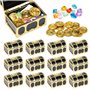 Neikafan 12 Pièces Mini Coffre Trésor Pirate Plastique