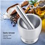 Acier Inoxydable Mortier Pilon Broyeur Haricots Épices Ail Alimentaire Outil De Cuisine