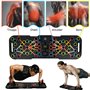 Surplex 41 en 1 Push Up Musculation Push Up Board avec Poignée Compteur Intelligent＆Bande de Résistance Pliable Planche et Appar