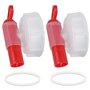 XCDMJ 2pc Robinet Verseur 23mm Robinet De Vidange Bidon Din 61 Robinet Doseurpour 20l
