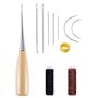 11pcs Cuir D'Outils de Couture Kit