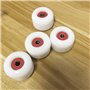 Jonscart Kit de roues de skateboard sport - 4 pièces 50 mm x 35 mm 83 A blanc souple Cruiser roues 8 pièces haute vitesse de pré