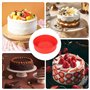 NVIYAM Moule Gateau Silicone Rond 20cm 2Pc, gâteaux ronds en silicone, moules à gâteaux antiadhésifs, Dégagement Rapide, Moule a