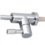 Robinet cuisine, 1/4 '' d'évier de cuisine en acier inoxydable Robinet Robinet Filtre à eau potable par osmose inverse, chrome