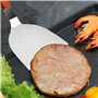 Spatule BBQ 2 pièces Spatule à Gril Spatule Barbecue Plancha Barbecue Plate Spatule en Acier Inoxydable avec Manche en Bois Spat