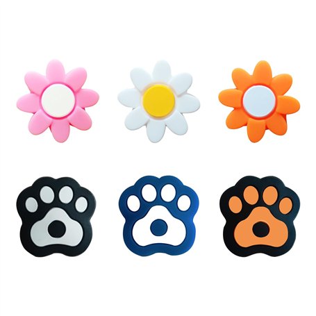 WLICCHS Lot de 6 amortisseurs de tennis en silicone pour raquette de tennis