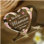 Cadeau Fete des Meres, Cadeau Anniversaire Maman, Acrylique Heart Type Décoration Cadeau pour Maman, Cadeau Noel Maman, Cadeaux 
