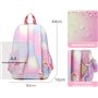 Enfant Sac Ecole Primaire Cartables Sac Arc en Ciel Loisir Voyage Daypacks