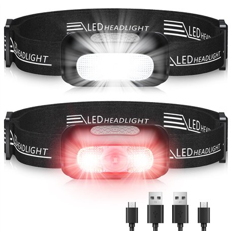 EOIWUY Lampe Frontale
