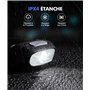 EOIWUY Lampe Frontale, [Lot de 2] Lampe LED Frontale Ultra Puissante Rechargeable avec 5 Modes, Lumière Blanche et Rouge & Étanc