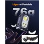 ISEYOU Lampe Frontale LED Ultra Puissante, Lampe Frontale Rechargeable avec Lumière Rouge & Capteur de Mouvement, 5 Modes d'Écla