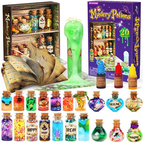 DECOHOME Set de Potion Mystère Vintage pour Enfants