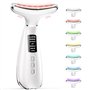 Appareil Massage Anti Rides Visage: 6 modes 7 LED Masseur Facial Double Menton Lifting Électrique 4 niveaux d'intensité - 42°C A