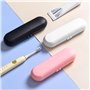 UZSUZZ 3 Pièces Etui Brosse a Dent Électrique, Etui Voyage Brosse a Dent Electrique, Étui Brosse À Dents Électrique De Rangement