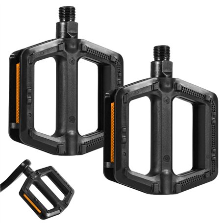 Fousenuk 1 Paire Pedale Velo Noir