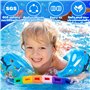 ZZXLOPEZ Brassard Enfant, Inflatable Swimming Armbands for Kids, Brassard Piscine Enfant avec 3 Airbags Indépendants, Brassard p