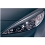 RDX Racedesign Spoilers de phares compatible avec Peugeot 207 2006- (ABS)