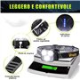 Vinabo Lampe Frontale Rechargeable, Lampe Frontale LED Ultra Puissante Détecteur de Mouvement, 6 Modes d'éclairage, Réglable Éta
