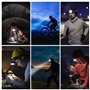 Vinabo Lampe Frontale Rechargeable, Lampe Frontale LED Ultra Puissante Détecteur de Mouvement, 6 Modes d'éclairage, Réglable Éta