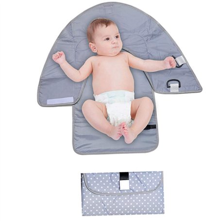 Tapis a Langer Matelas a Langer de Voyage Sac de Rangement pour Organisateur de Tapis de Voyage avec Coussins de Tete Home pour