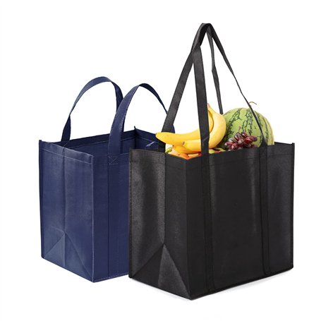 PFLYPF Lot de 2 sacs à provisions avec poignées