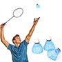 TAFACE 18 Volants en Plastique Colorés, Volants en Plastique Légers Et Durables, Jouets De Badminton À Tête Sphérique en Mousse
