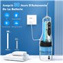 ETROBOT Jet Dentaire Hydropulseur, Hydropulseur Dentaire avec 4 Modes et 5 Buses, Hydropulseurs et Irrigateurs, USB Rechargeable