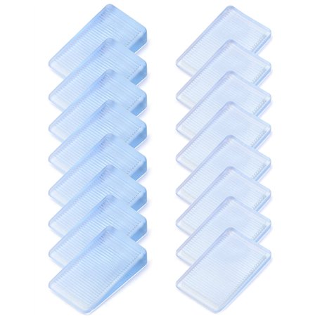 QWORK® 16 x Cales de Meubles Transparent