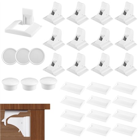 TOSAVGA Securite Placard Enfant - 12 Serrures + 3 Clés