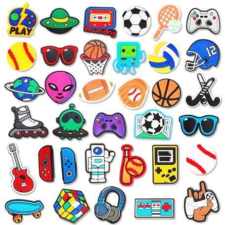 SLAXJNE 35 Pièces Accessoires De Chaussures De Jeu De Sport