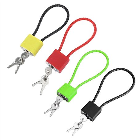 Lot de 4 cadenas haute performance avec clé